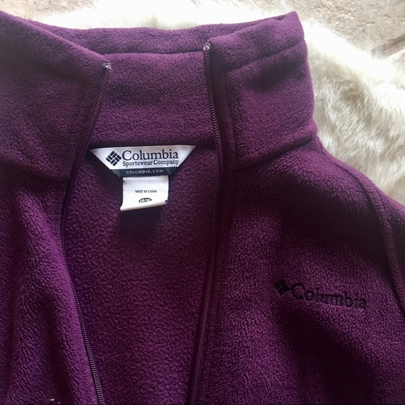 Purple Columbia zip up jacket - Picture 2 of 2